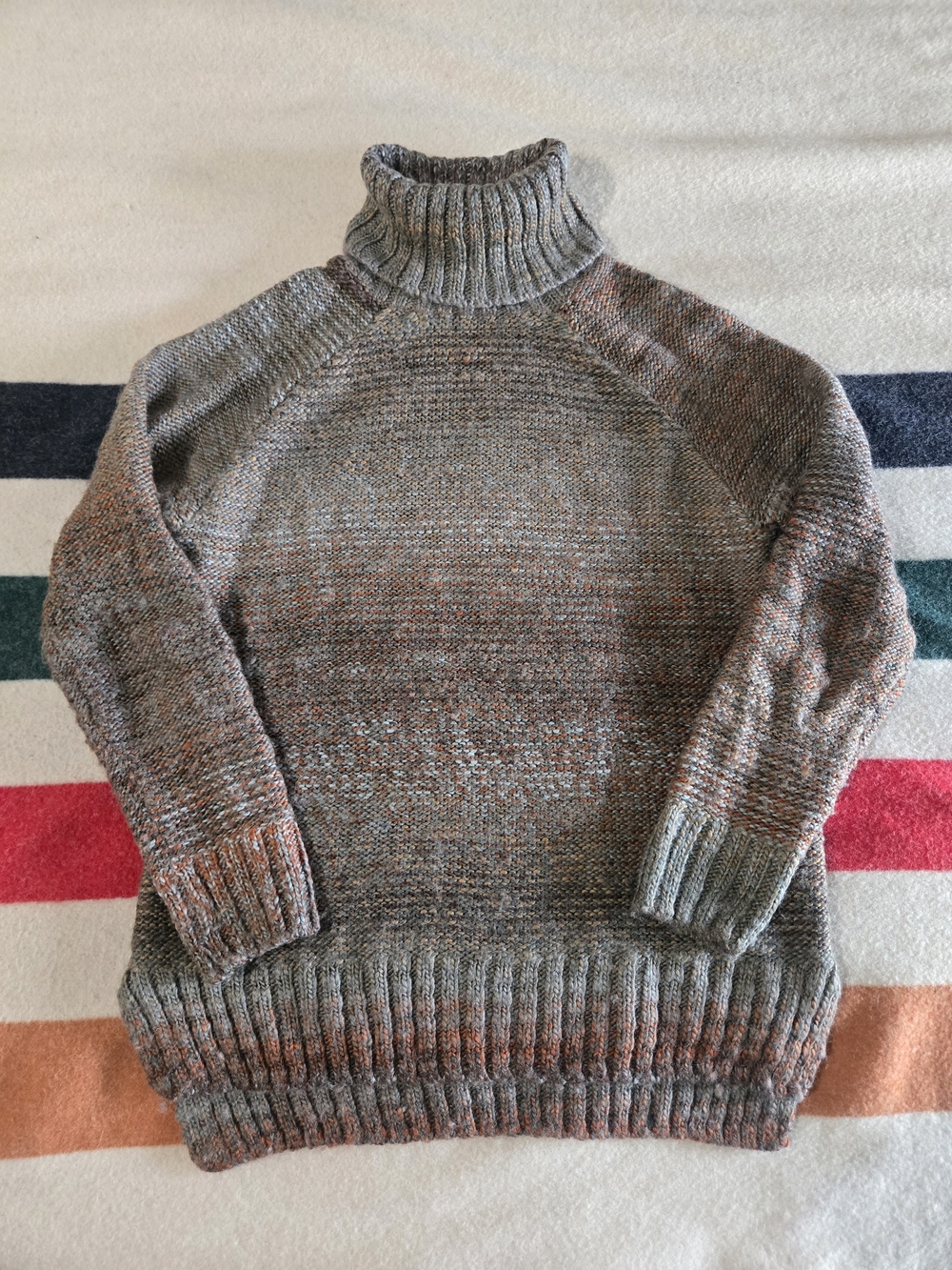 Prana Autumn Rein Wool Blend Knit Turtleneck Sweater